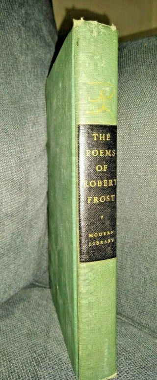 The Poems Of Robert Frost (1946) - Modern Library Edition Green Hardcover Book