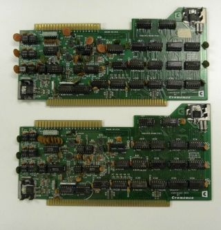 Two Cromemco D,  7a S - 100 Boards