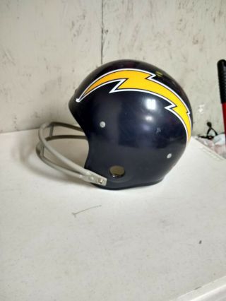 Vintage San Diego / LA Chargers Football Helmet Rawlings HNFL - N Large Youth 2