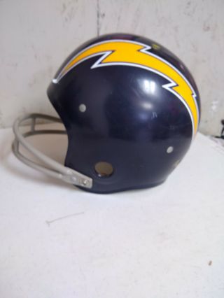 Vintage San Diego / LA Chargers Football Helmet Rawlings HNFL - N Large Youth 3