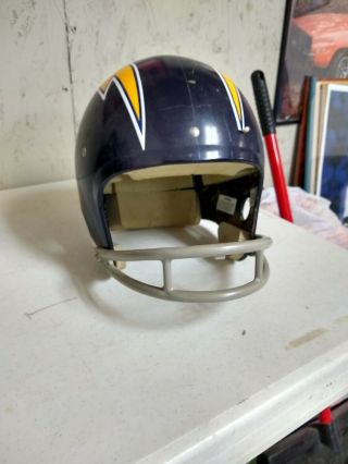 Vintage San Diego / LA Chargers Football Helmet Rawlings HNFL - N Large Youth 5