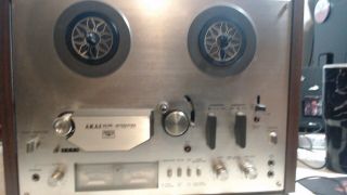 Akai GX - 4000D Stereo Reel To Reel Tape Deck/Glass & X ' tal Ferrite Head. 4