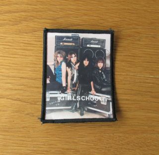 Girlschool Vintage Sew On Photo Style Patch From 1980 