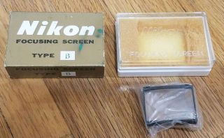 Vintage Nikon F Focusing Screen Type A