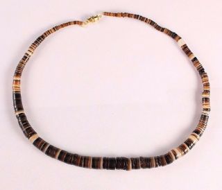 Vintage Native American Shell Beaded Necklace