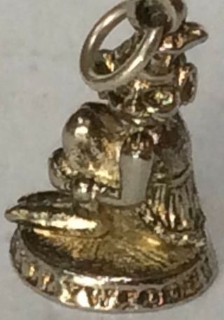 Lovely Vintage Silver Bracelet Charm Of Skilly Widdle Pixie Pisky Imp Cornwall