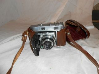 Vintage Kodak Retina Ii C Folding Rangefinder Camera With Case