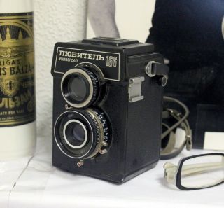 Lubitel 166 Vintage Camera Ussr Medium Format Twin - Lens Reflex Camera.  Ussr