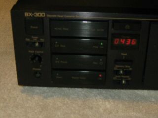 Nakamichi BX - 300 3 Head Cassette Deck Player / Recorder 2