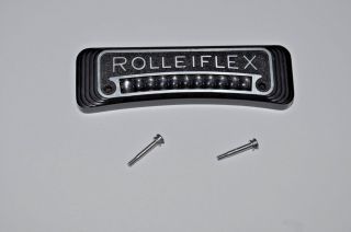 Rolleiflex 3.  5 F Tlr Camera Name Plate W/screws - Part