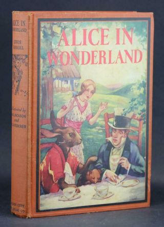 Alice In Wonderland Lewis Carroll A E Jackson Golden Age Illustration Hardcover