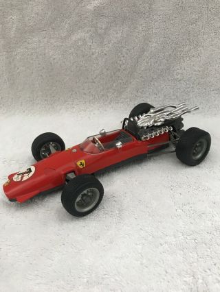 Vintage Schuco Ferrari Formel 2 1073 Wind - Uptin Litho Race Car