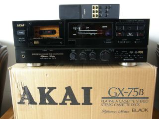 Akai Gx - 75 High End,  Reference Master W.  Replace Remotecontrol And Orig.  Cartoonbox