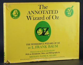 1st Thus 1973 The Annotated Wizard Of Oz L Frank Baum W W Denslow Hc W/dj