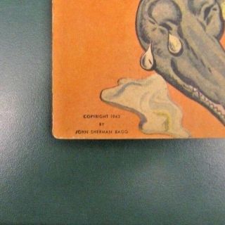 4 1943 Uncle Wiggily Paperback books American Crayon Company. 3