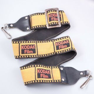 Vintage Kodak Film Strip Yellow Camera Neck/shoulder Strap 43078