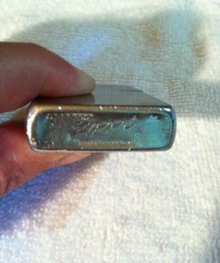 Vintage Zippo Lighter Vietnam War - Era 1964 All Brushed Chrome 3