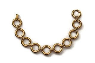 Vtg Coro Golden Rings Bracelet