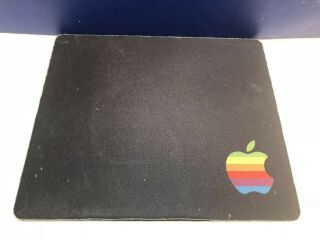 Vintage Macintosh Mac Apple Computer Mouse Pad Rainbow Logo Mousepad