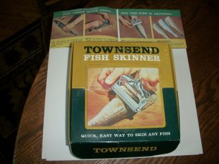 Vintage Townsend Fish Skinner Fillet Catfish Bass Walleye Pike
