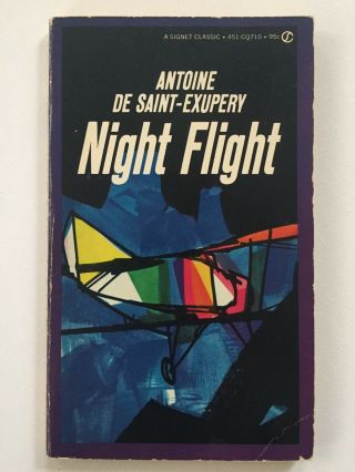 Night Flight By Antoine De Saint - Exupery (1942,  Paperback) Signet Vintage Book
