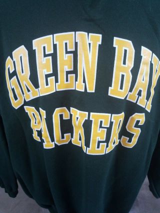 Vintage Green Bay Packers NFL Football Crewneck Sweatshirt Men ' s Size XL Thick 4