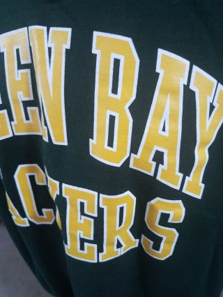 Vintage Green Bay Packers NFL Football Crewneck Sweatshirt Men ' s Size XL Thick 5