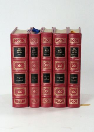 The World Crisis By Winston Churchill,  Set Of 5 - The Easton Press Collectors Ed