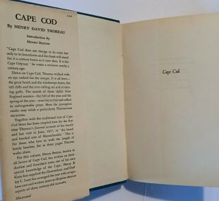 Henry David THOREAU / Cape Cod 1951 3