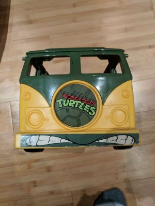 Teenage Mutant Ninja Turtles Party Wagon Van Vehicle Complete 1989 Tmnt Vintage