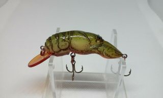 Vintage Rebel Wee Crawfish/crayfish/crawdad Moss Back 2 " Shallow Crankbait Lure