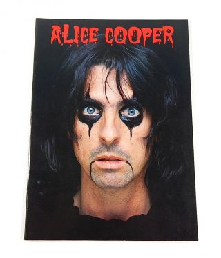1979 Alice Cooper Mad House Rock Concert Tour Program Vintage