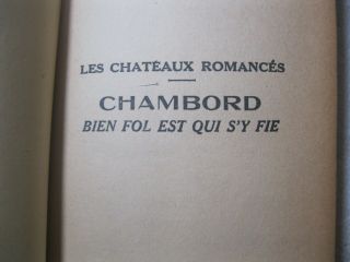 VINTAGE LEATHER BOOK THE CHATEAUX ROMANCES PRINTED IN 1932 ILLUSTRATED 5
