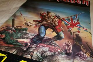 Vintage Iron Maiden Trooper Poster 1984 Minerva 61x91cm Print Picture