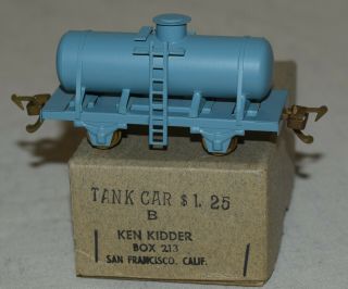 Vintage Ken Kidder Brass Tank Car - Hon3 Gauge - Japan