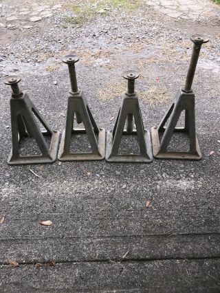 4 Qty Vintage Reese Floor Stack Jack Stands Rv Camper Travel Leveling Airstream