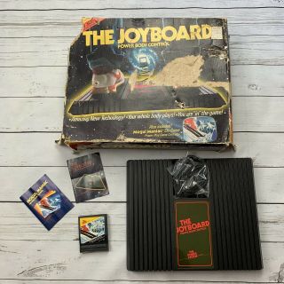 Amiga Joyboard Balance Board Controller & Mogul Maniac Game - Atari 2600 - 1983