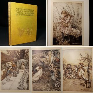 1907 Arthur Rackham 1st Edition Alices Adventures In Wonderland Lewis Carroll