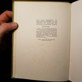 1907 ARTHUR RACKHAM 1st Edition ALICES ADVENTURES IN WONDERLAND Lewis Carroll 5
