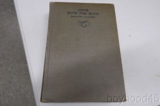 Gone With The Wind By Margaret Mitchell - Oct.  1936 Printing