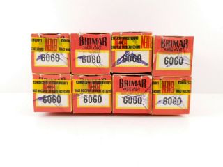 8 X 6060 Brimar Yellow Label,  Black Plates,  1960´s.  E81cc Uk Product.  C2.  En - Air