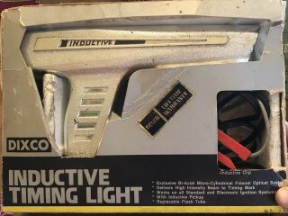 Dixco Chrome Inductive Timing Light Vintage Model 418