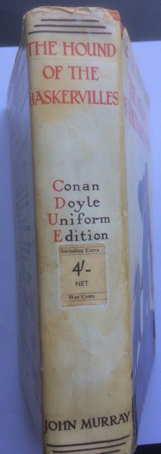 The Hound Of The Baskervilles Sherlock Holmes A Conan Doyle Early Edition 1934 2