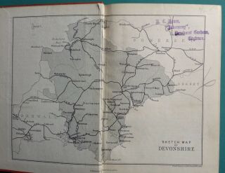 Black ' s Guide Books - Devon South West Vintage Illustrations Maps Plans 4