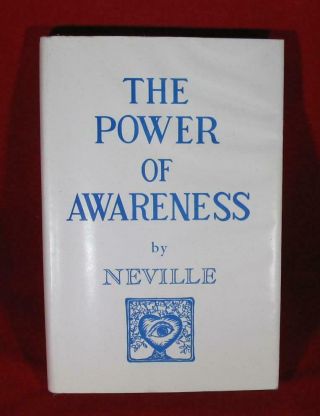 Power Of Awareness Signed Neville Goddard Mystic Occult Philosopher Hb Dj 1961pr