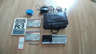 Radio Shack Trs - 80 Pocket Computer Model Pc - 2 With Printer And More