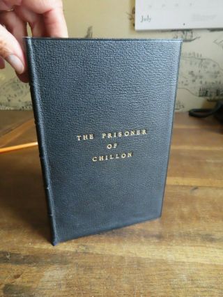1816 The Prisoner Of Chillon And Other Poems By Lord Byron Black Leather 1st Ed