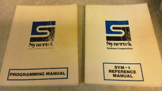 SYNERTEK SYSTEMS 6522 6522A SYM MODEL 1 1017 OPT 0027 S/N 0900 w/box & books & 8