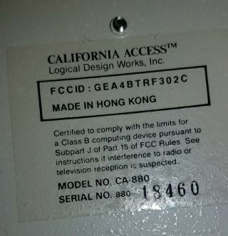 Amiga California Access CA - 880 3.  5 