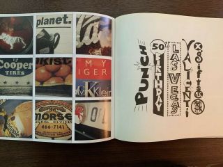 Edward Fella LETTERS ON AMERICA Vernacular Typography HC PhotoBook 3
